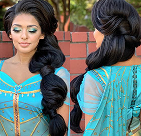 Princess Jasmine hair